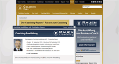 Desktop Screenshot of coaching-report.de